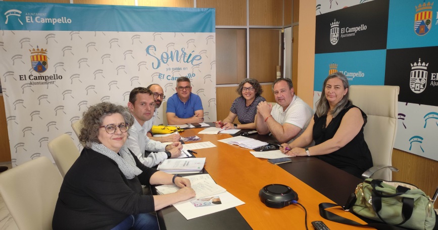 Imagen de la reunión entre COCEMFE CV y el Ayuntamiento de El Campello