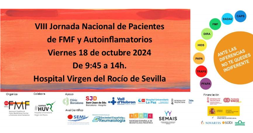 VIII Jornada Nacional de Pacientes de FMF y Autoinflamatorios.