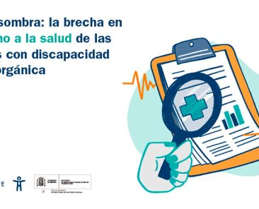 Ilustración del Informe Sombra sobre la salud de personas con discapacidad