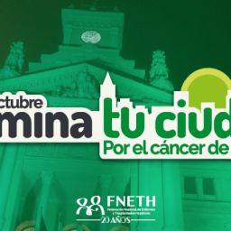 Imagen de la campaña: En octubre ilumina tu ciudad por el cáncer de hígado