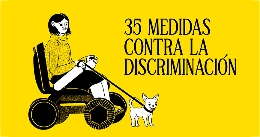 Campaña 'Medidas contra la discriminación' promovida por COCEMFE