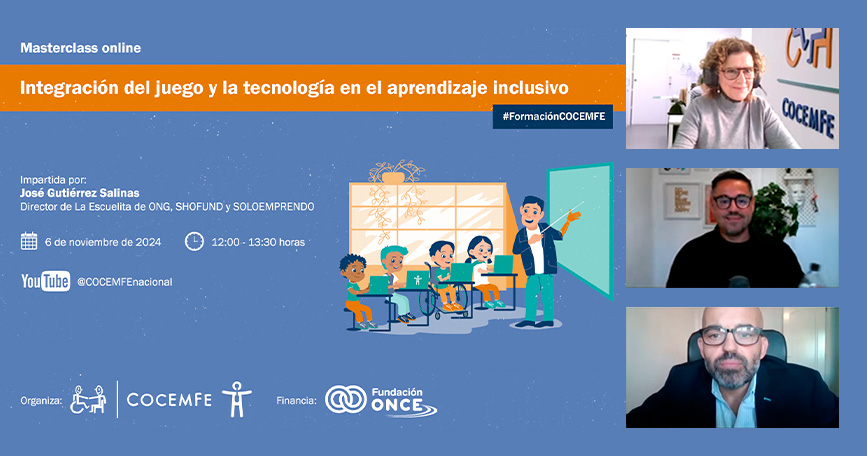 COCEMFE reivindica la tecnología para garantizar educación inclusiva a personas con discapacidad