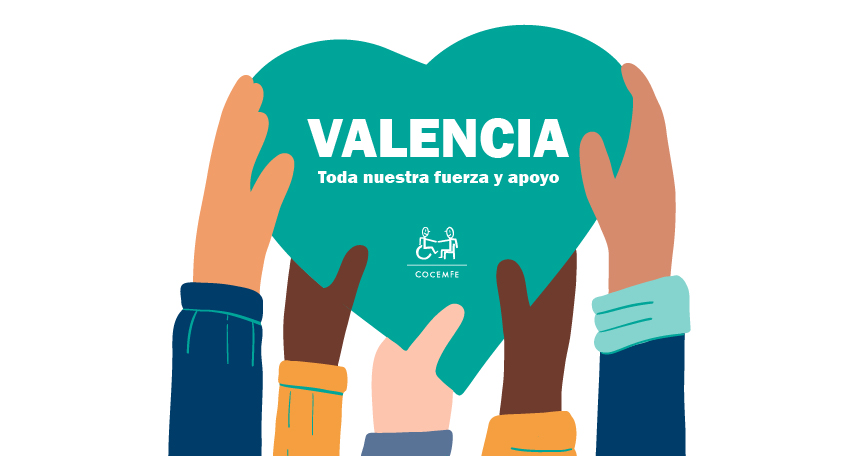 COCEMFE Valencia lanza fondo de ayuda para personas con discapacidad afectadas por la DANA