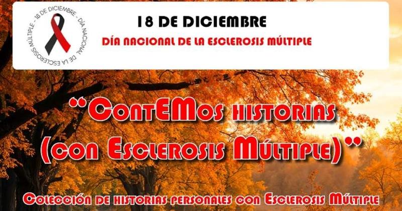 Cartel de la campaña de visibilidad 'ContEMos Historias' de AEDEM sobre la esclerosis múltiple