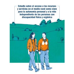 Portada del informe de COCEMFE sobre discapacidad en zonas rurales.