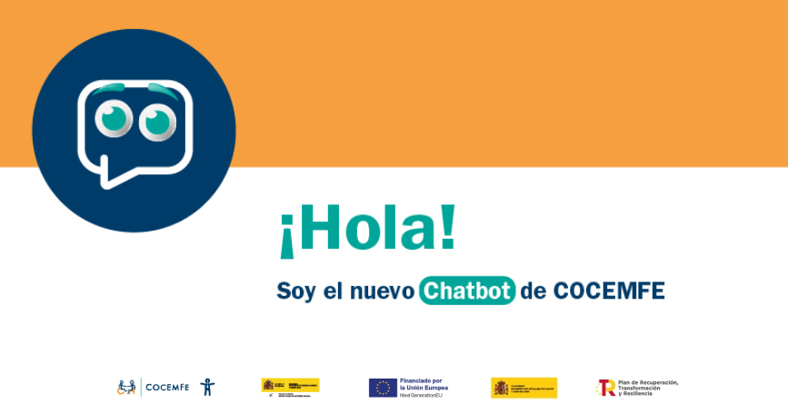 Chatbot de COCEMFE en web y app como herramienta accesible de atención